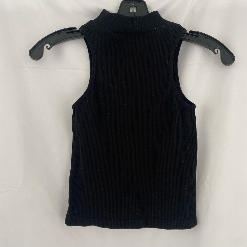 Suzette Collection Black Mock Neck Top, S/M - Item 0025